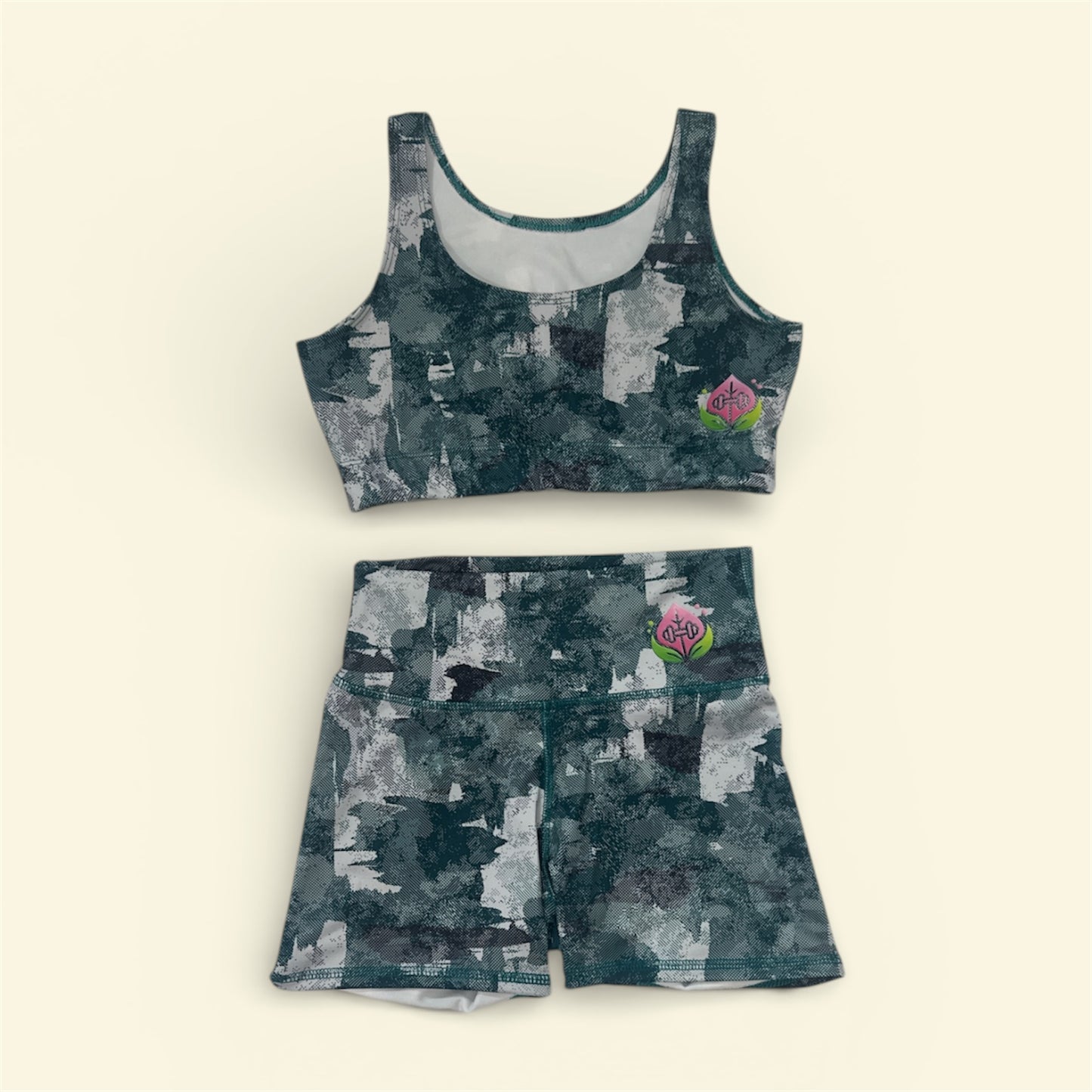 The Short Set — Green Graphite