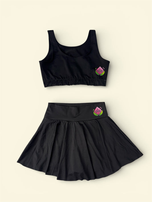 The Skirt Set — Black