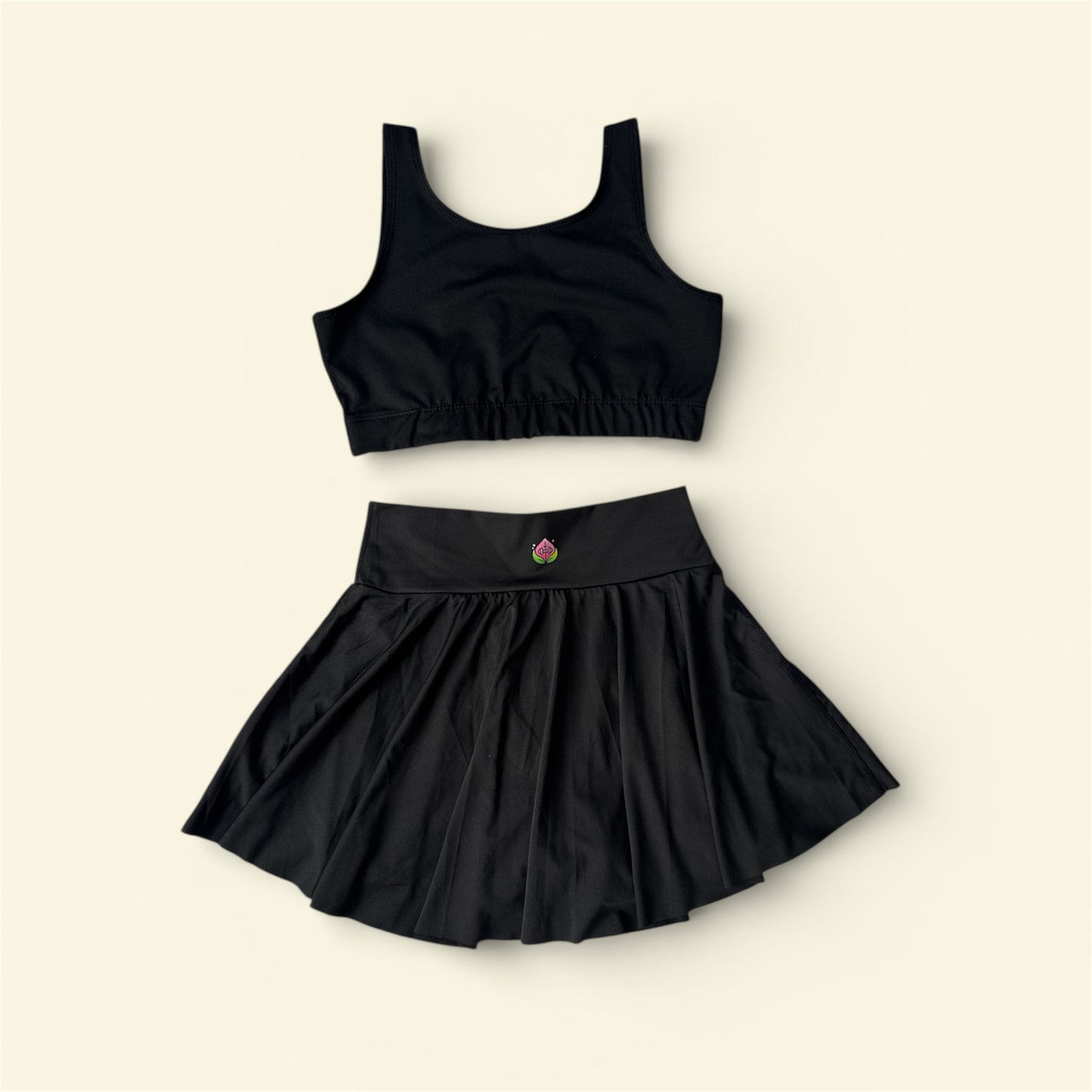 The Skirt Set — Black