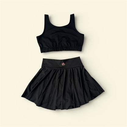 The Skirt Set — Black