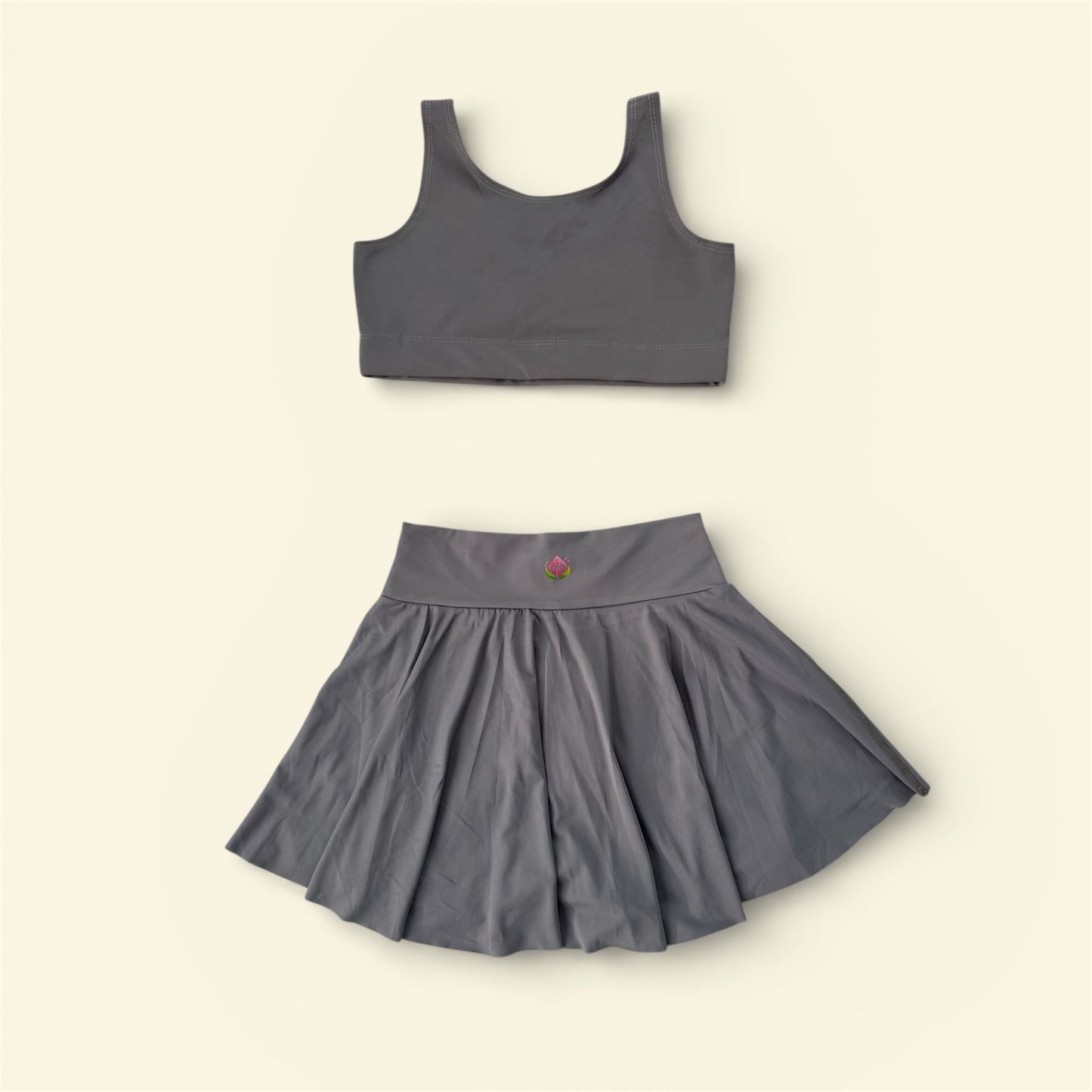The Skirt Set — Slate Gray