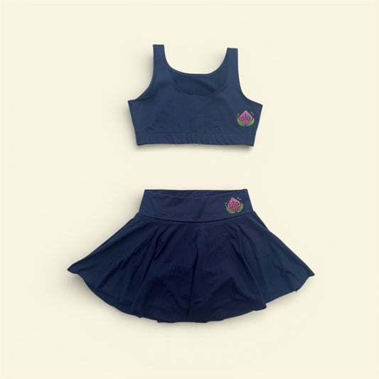 The Skirt Set — Navy