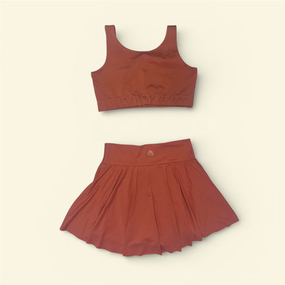 The Skirt Set — Terracotta