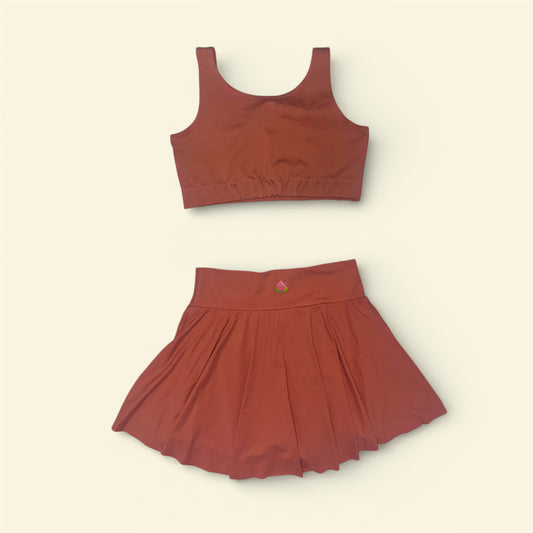The Skirt Set — Terracotta