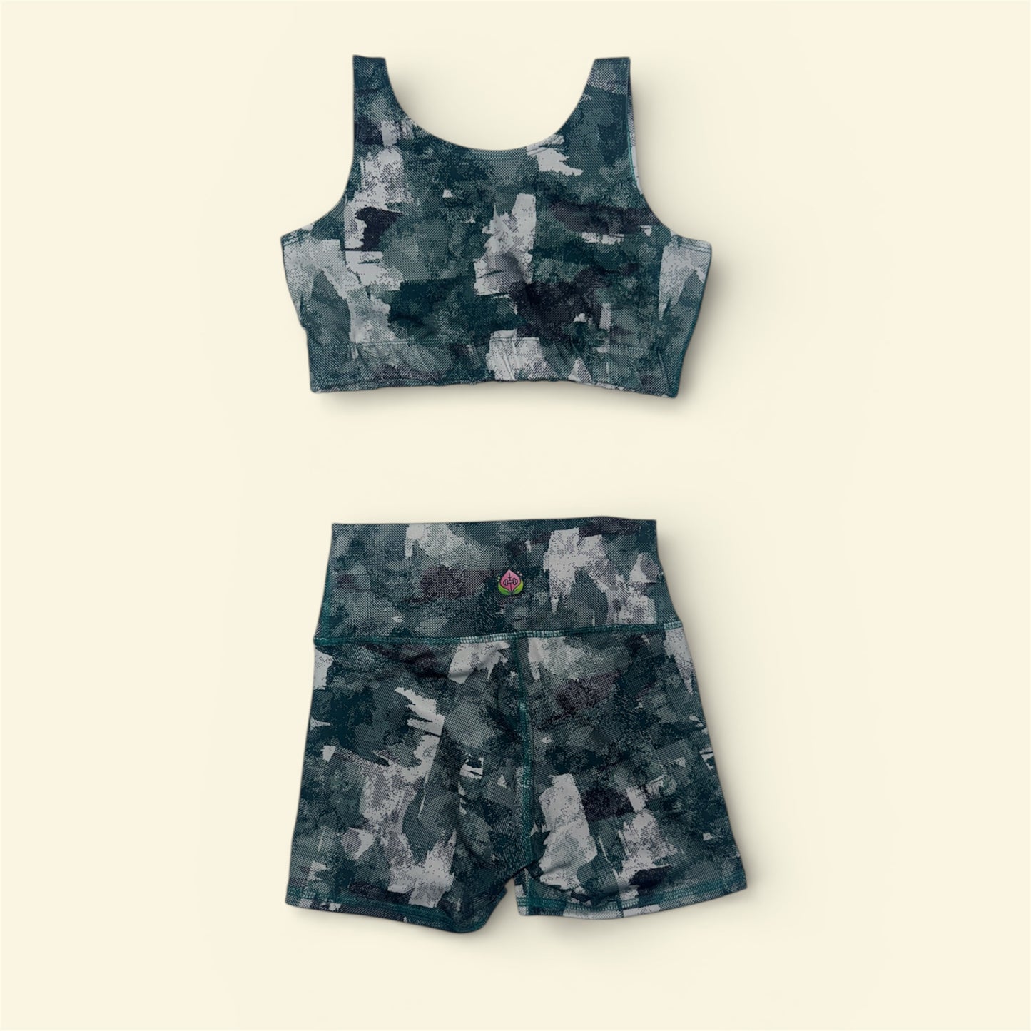 The Short Set — Green Graphite