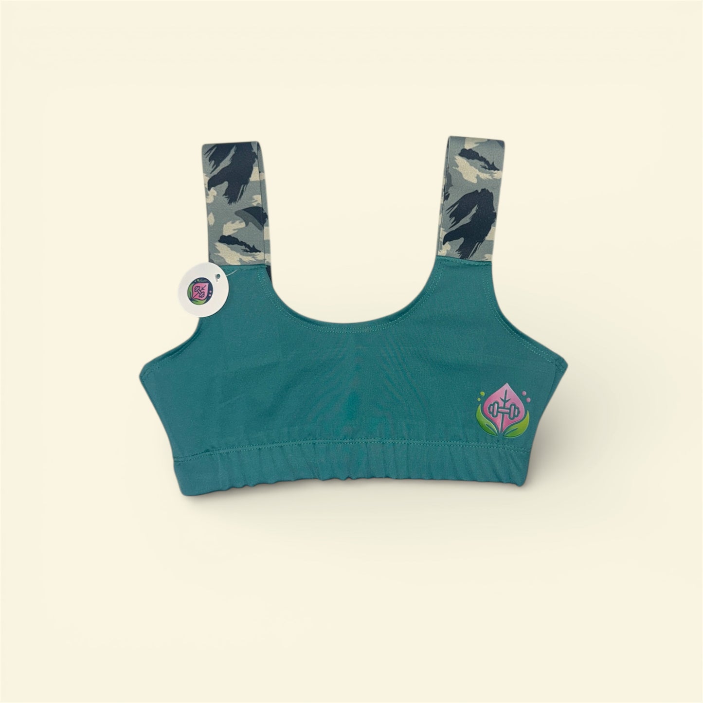 The Active Bra — Teal